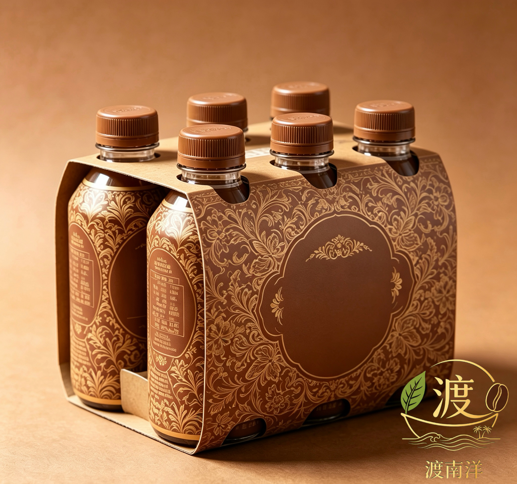 渡南洋印尼摩卡即饮咖啡300ml*4瓶