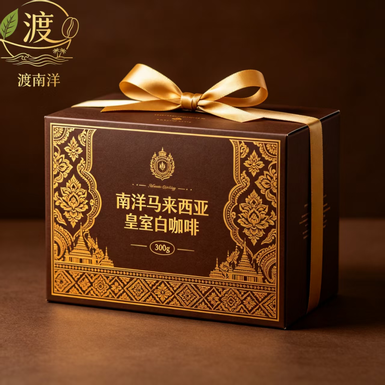 渡南洋马来西亚皇室白咖啡礼盒300g