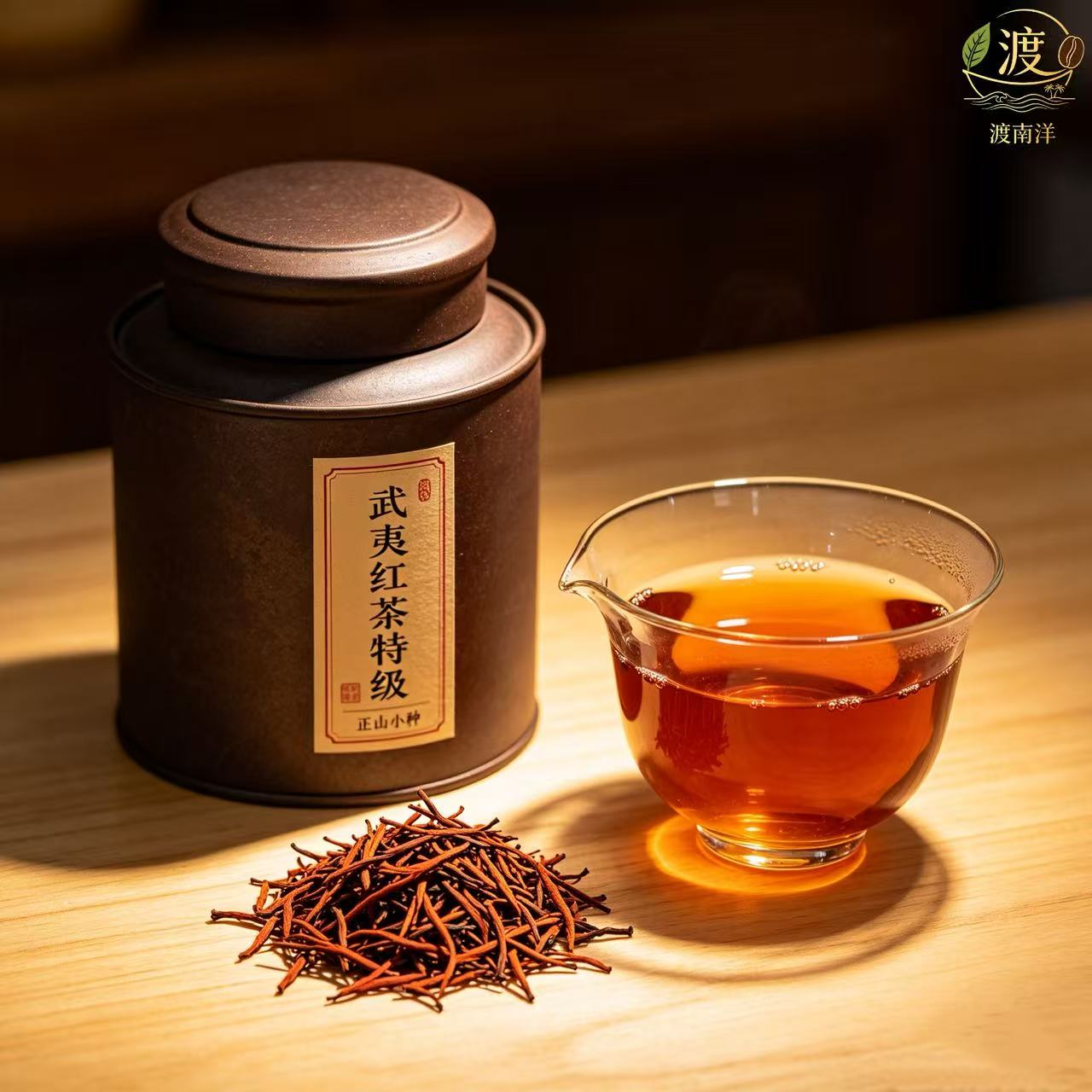 【数量拍3划算】渡南洋 武夷红茶特级自己喝的茶叶