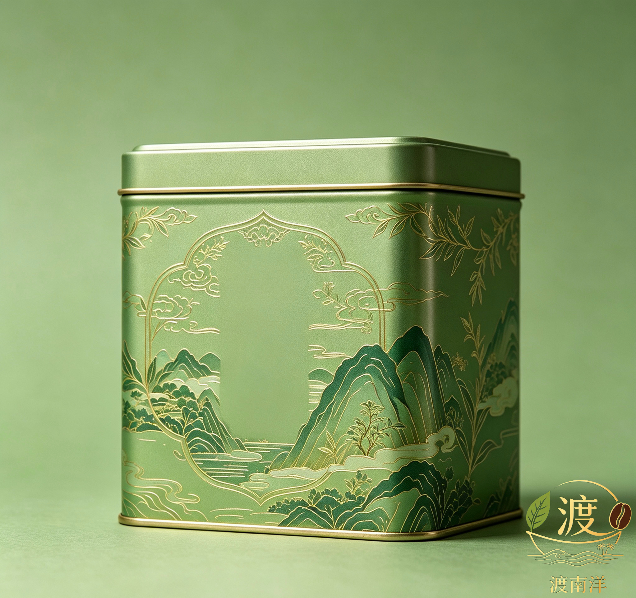 渡南洋 绿茶峨眉山茶 四川原产绿茶茶叶绿茶500g罐装