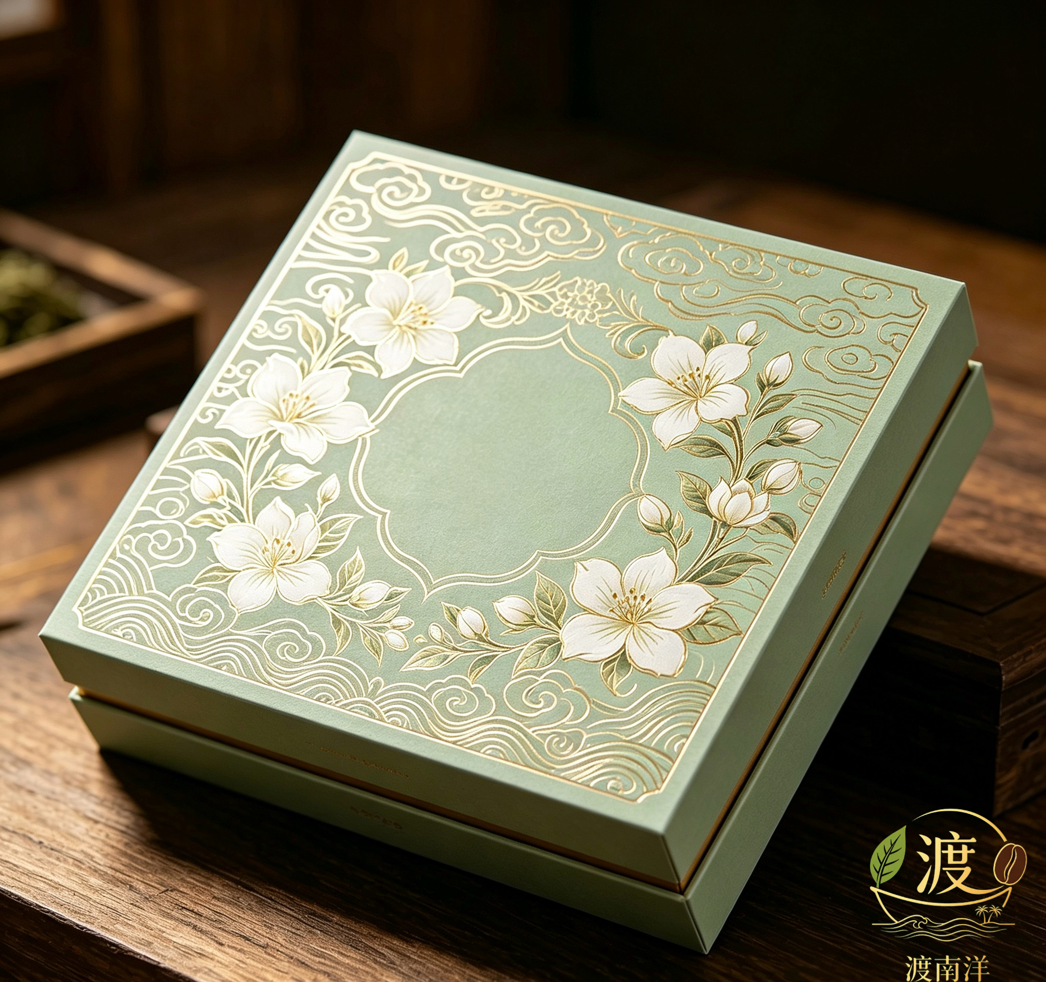 渡南洋 过节特种茉莉花茶茉莉绿茶鸿运当头茶年货礼盒360g