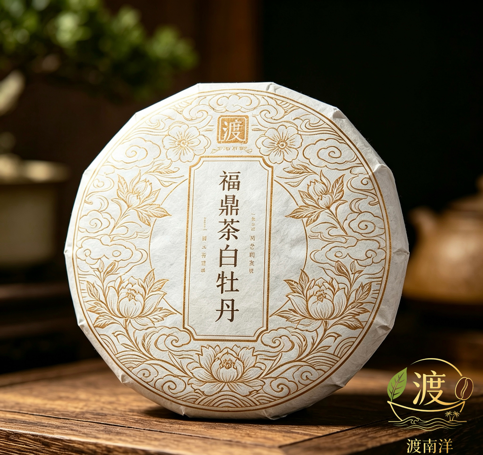 渡南洋 福鼎白茶白牡丹100g 自己喝的茶叶